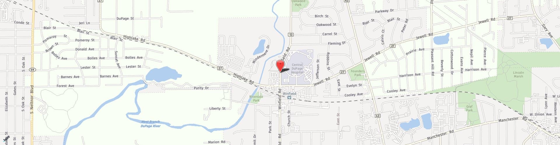 Location Map:  Winfield, IL 60190
